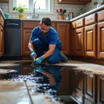 la garantie dégât des eaux couvre et indemnise les fuites d'eau dans votre cuisine, protégeant ainsi votre habitation et vos biens contre les dommages liés à l'eau.