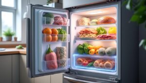 la garantie contenu du congélateur vous rembourse les pertes d'aliments en cas de panne ou de défaillance, assurant ainsi la protection de vos produits surgelés.